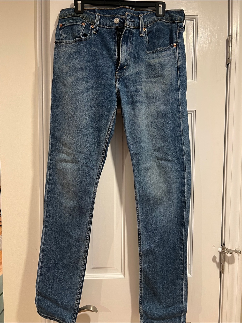 Levi's Men's 512 Straight Leg Blue Denim Jeans